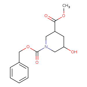 1-Benzyl 3-methyl 5-hydroxypiperidine-1,3-dicarboxylate
