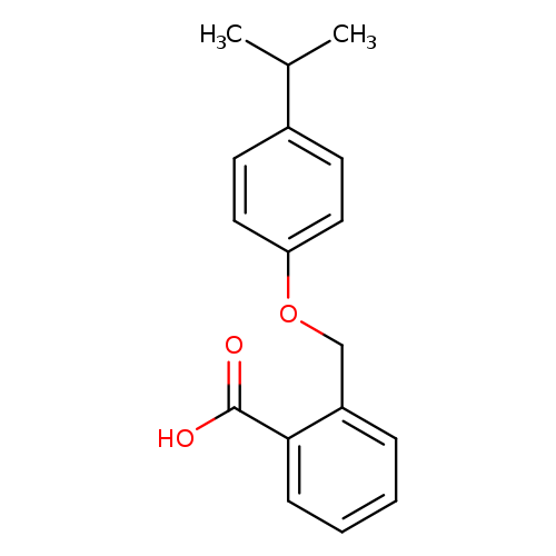 2-{[4-(propan-2-yl)phenoxy]methyl}benzoic acid