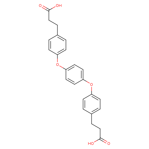 3-(4-{4-[4-(2-carboxyethyl)phenoxy]phenoxy}phenyl)propanoic acid
