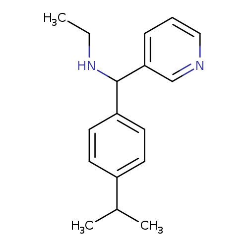 ethyl({[4-(propan-2-yl)phenyl](pyridin-3-yl)methyl})amine