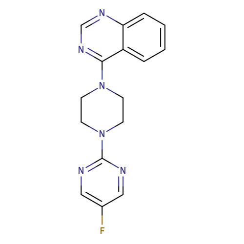 4-[4-(5-fluoropyrimidin-2-yl)piperazin-1-yl]quinazoline