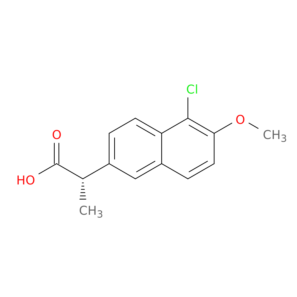 (S)-2-(5-Chloro-6-methoxynaphthalen-2-yl)propanoic acid