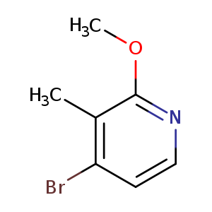Pyridine, 4-​bromo-​2-​methoxy-​3-​methyl-