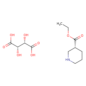 (R)-Ethyl piperidine-3-carboxylate (2S,3S)-2,3-dihydroxysuccinate