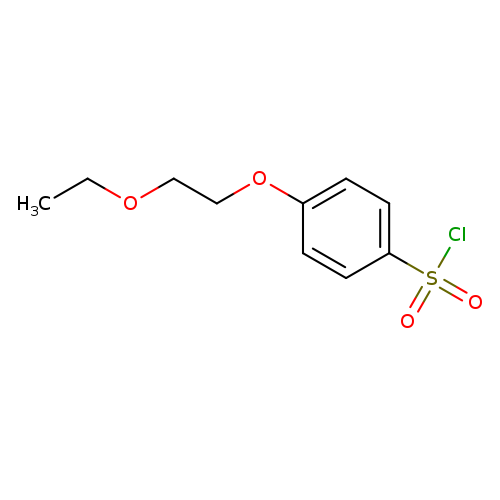 4-(2-ethoxyethoxy)benzene-1-sulfonyl chloride