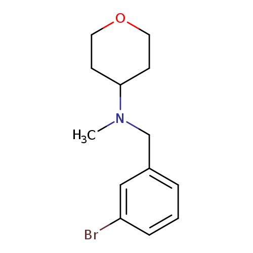 N-[(3-bromophenyl)methyl]-N-methyloxan-4-amine