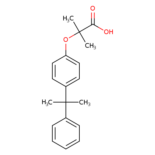 2-Methyl-2-[4-(1-methyl-1-phenylethyl)phenoxy]propanoic acid