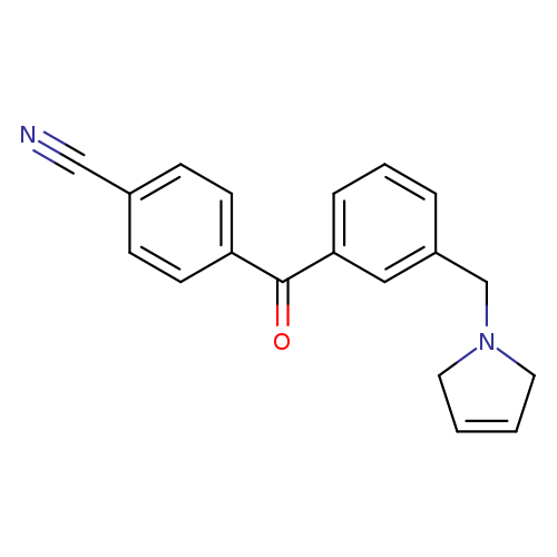 4-(3-((2,5-Dihydro-1H-pyrrol-1-yl)methyl)benzoyl)benzonitrile