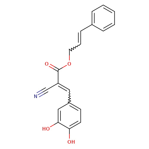 2-Propenoic acid, 2-cyano-3-(3,4-dihydroxyphenyl)-, 3-phenyl-2-propen-1-yl ester, (2E)-