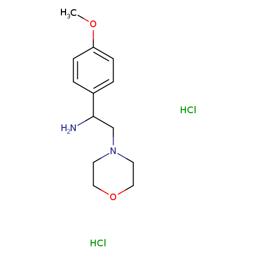 1-(4-Methoxyphenyl)-2-(morpholin-4-yl)ethan-1-amine dihydrochloride