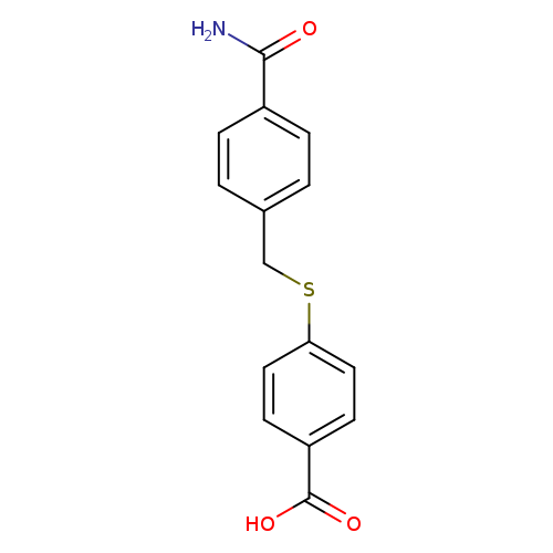 4-{[(4-carbamoylphenyl)methyl]sulfanyl}benzoic acid