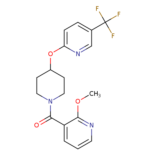 2-methoxy-3-(4-{[5-(trifluoromethyl)pyridin-2-yl]oxy}piperidine-1-carbonyl)pyridine