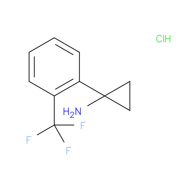 1-(2-(Trifluoromethyl)phenyl)cyclopropanamine hydrochloride