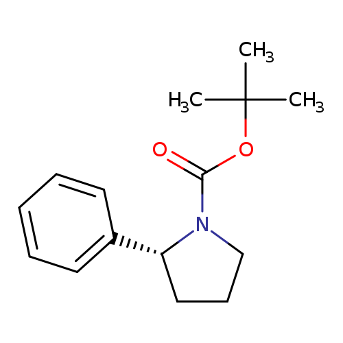 1-Pyrrolidinecarboxylic acid, 2-phenyl-, 1,1-dimethylethyl ester, (2R)-
