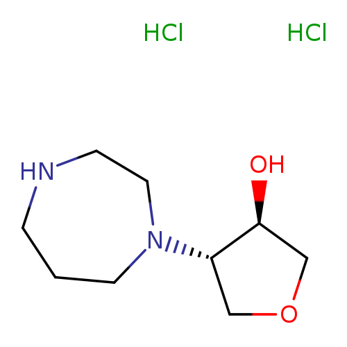 Trans-4-(1,4-diazepan-1-yl)tetrahydro-3-furanol dihydrochloride