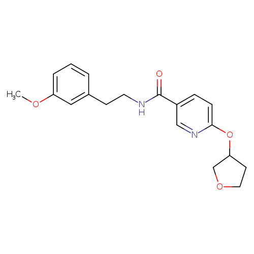 N-[2-(3-methoxyphenyl)ethyl]-6-(oxolan-3-yloxy)pyridine-3-carboxamide