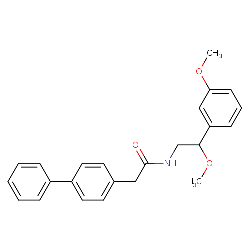 2-{[1,1'-biphenyl]-4-yl}-N-[2-methoxy-2-(3-methoxyphenyl)ethyl]acetamide