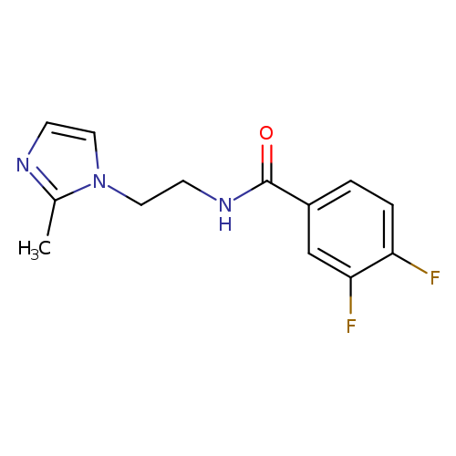3,4-difluoro-N-[2-(2-methyl-1H-imidazol-1-yl)ethyl]benzamide