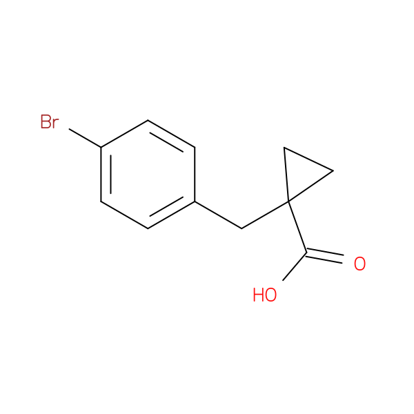 1-(4-BROMOBENZYL)CYCLOPROPANE-1-CARBOXYLIC ACID