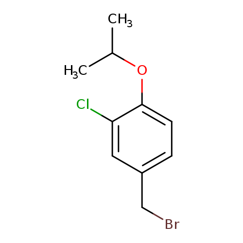 4-(Bromomethyl)-2-chloro-1-(propan-2-yloxy)benzene