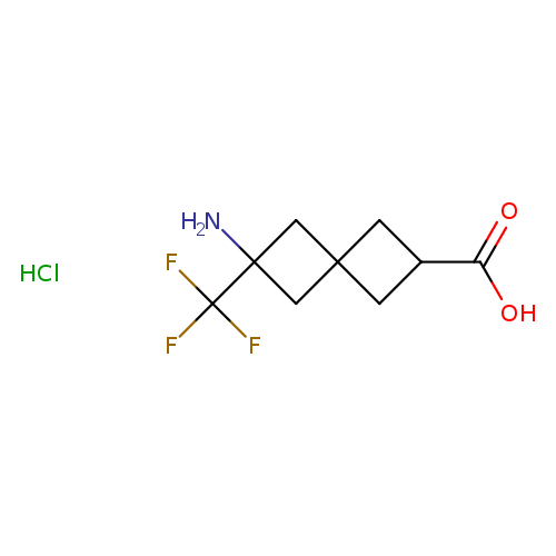 6-amino-6-(trifluoromethyl)spiro[3.3]heptane-2-carboxylic acid hydrochloride