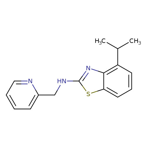 4-Isopropyl-n-(pyridin-2-ylmethyl)-1,3-benzothiazol-2-amine