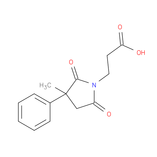 3-(3-methyl-2,5-dioxo-3-phenylpyrrolidin-1-yl)propanoic acid