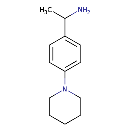 [1-(4-Piperidin-1-ylphenyl)ethyl]amine