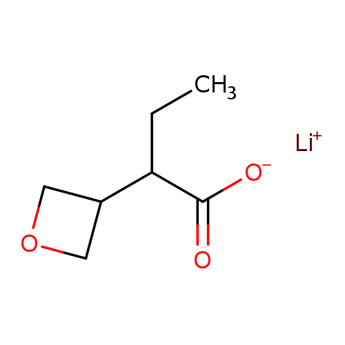 lithium(1+)2-(oxetan-3-yl)butanoate