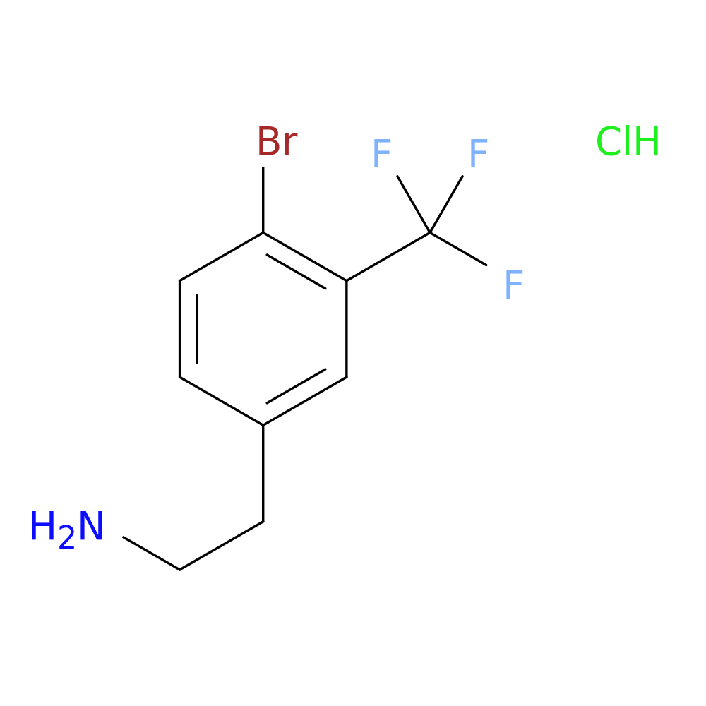 2-[4-bromo-3-(trifluoromethyl)phenyl]ethan-1-amine hydrochloride