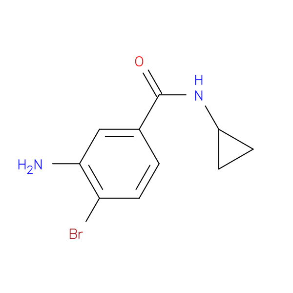 3-Amino-4-bromo-N-cyclopropylbenzamide
