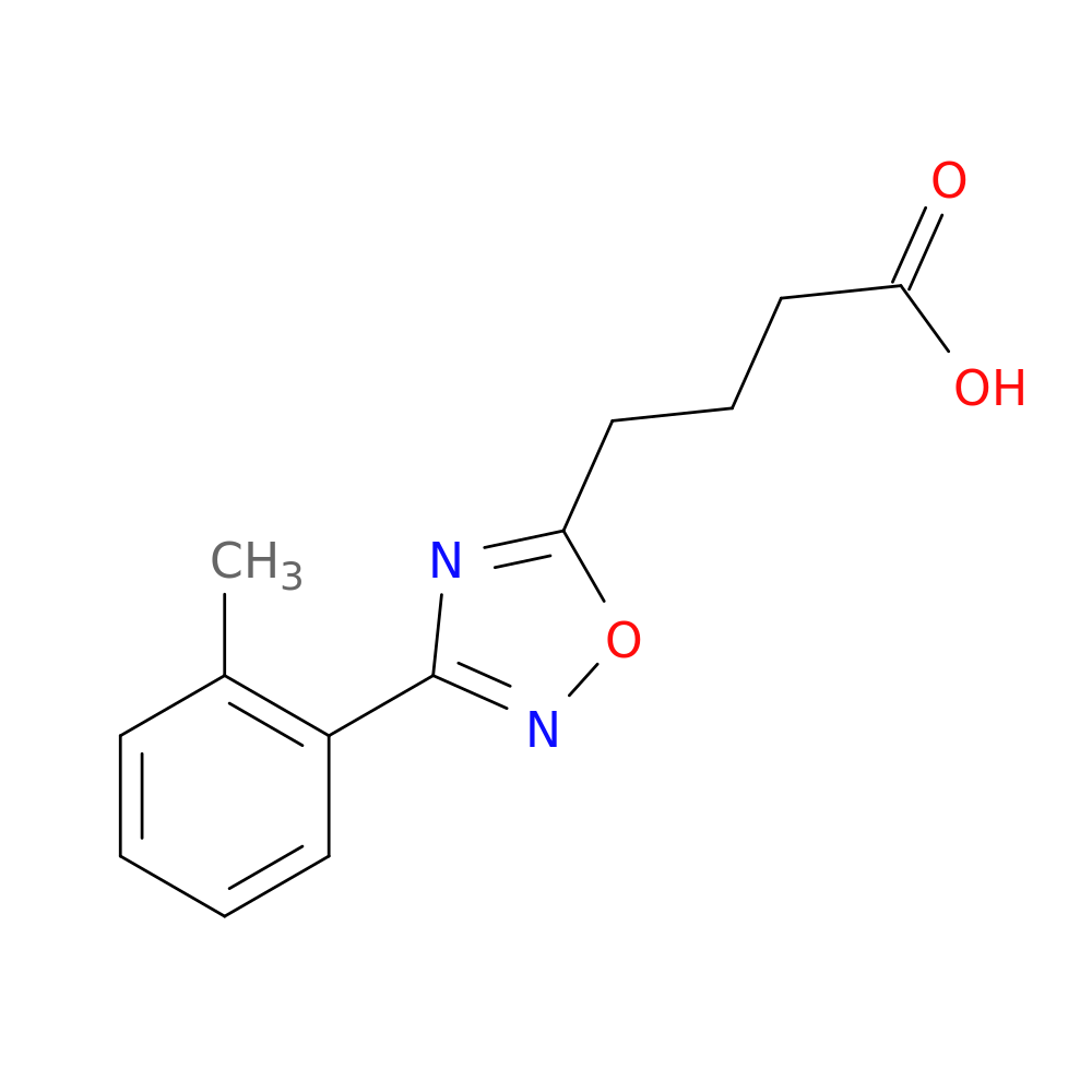 4-[3-(2-Methylphenyl)-1,2,4-oxadiazol-5-yl]butanoic acid