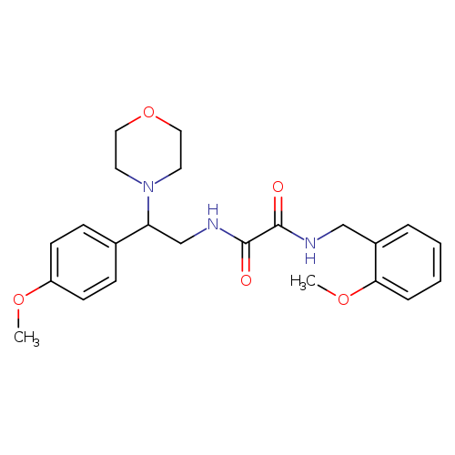 N'-[2-(4-methoxyphenyl)-2-(morpholin-4-yl)ethyl]-N-[(2-methoxyphenyl)methyl]ethanediamide