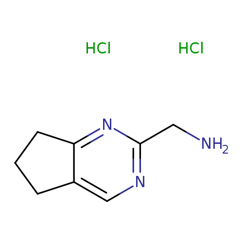(6,7-Dihydro-5H-cyclopenta[d]pyrimidin-2-yl)methanamine dihydrochloride