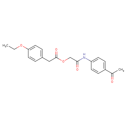 [(4-acetylphenyl)carbamoyl]methyl 2-(4-ethoxyphenyl)acetate