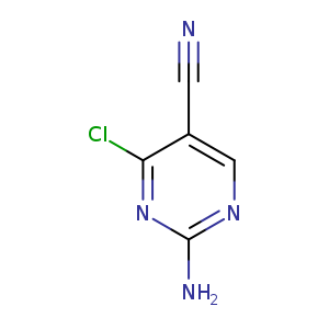 5-Pyrimidinecarbonitrile, 2-amino-4-chloro-