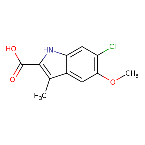 6-Chloro-5-methoxy-3-methyl-1H-indole-2-carboxylic acid