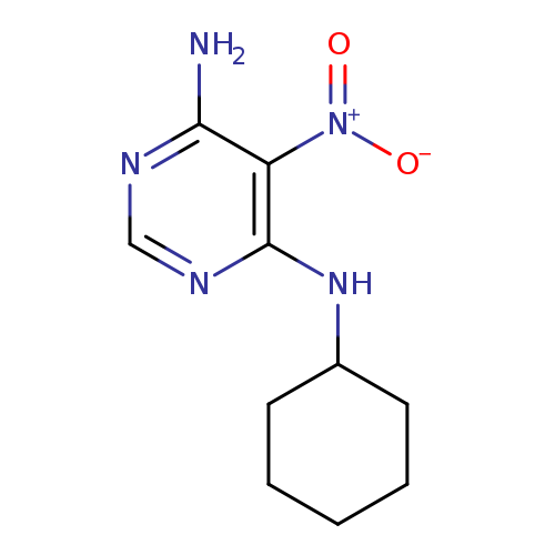 4-N-cyclohexyl-5-nitropyrimidine-4,6-diamine