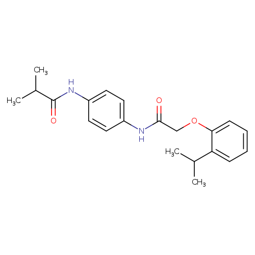 N-(4-{[(2-isopropylphenoxy)acetyl]amino}phenyl)-2-methylpropanamide
