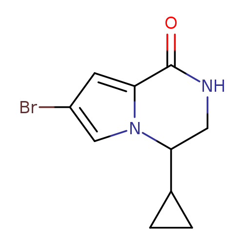 7-bromo-4-cyclopropyl-1H,2H,3H,4H-pyrrolo[1,2-a]pyrazin-1-one