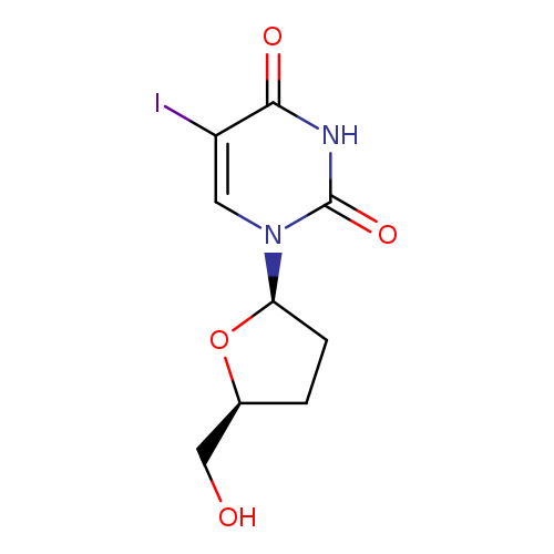 1-((2R,5S)-5-(Hydroxymethyl)tetrahydrofuran-2-yl)-5-iodopyrimidine-2,4(1H,3H)-dione