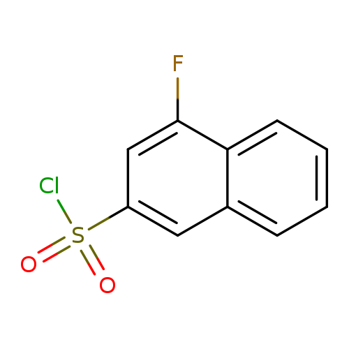 4-fluoronaphthalene-2-sulfonylchloride