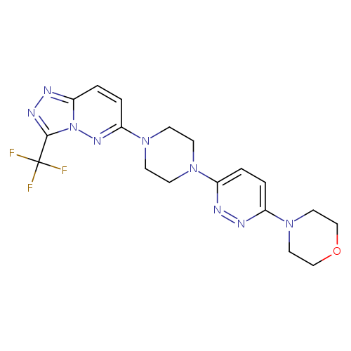 4-(6-{4-[3-(trifluoromethyl)-[1,2,4]triazolo[4,3-b]pyridazin-6-yl]piperazin-1-yl}pyridazin-3-yl)morpholine