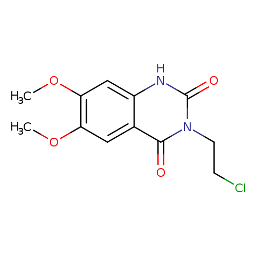 3-(2-Chloroethyl)-6,7-dimethoxyquinazoline-2,4(1h,3h)-dione