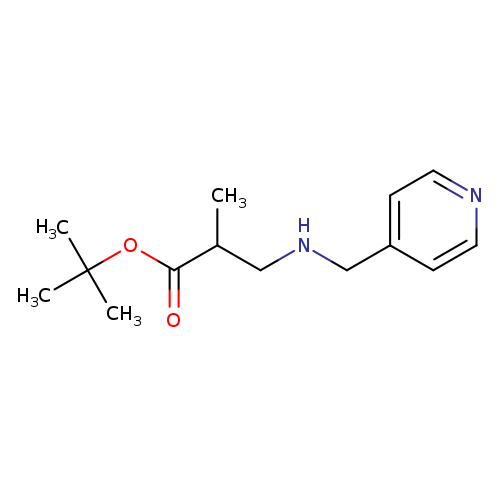 tert-butyl 2-methyl-3-{[(pyridin-4-yl)methyl]amino}propanoate