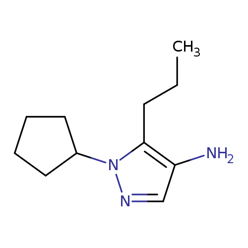 1-cyclopentyl-5-propyl-1H-pyrazol-4-amine