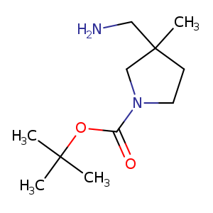 1-Pyrrolidinecarboxylic acid, 3-(aminomethyl)-3-methyl-, 1,1-dimethylethyl ester