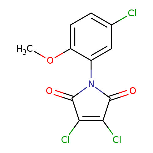 3,4-dichloro-1-(5-chloro-2-methoxyphenyl)-2,5-dihydro-1H-pyrrole-2,5-dione