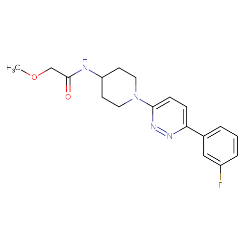 N-{1-[6-(3-fluorophenyl)pyridazin-3-yl]piperidin-4-yl}-2-methoxyacetamide