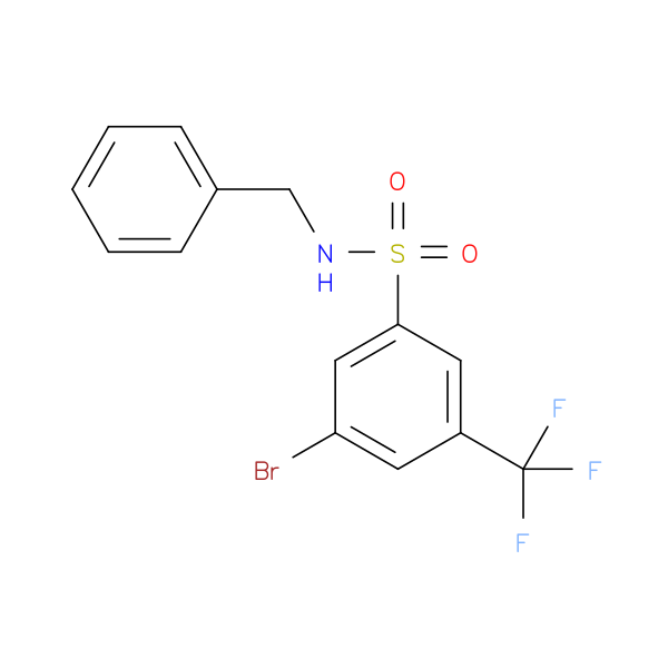 N-Benzyl 3-bromo-5-trifluoromethylbenzenesulfonamide